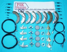 Full Twin Axle Brake Shoe Cable & Service Kit for Ifor Williams 3,500kg Trailers