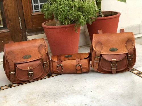 New pouch rugged leather - new,