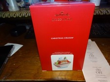 Hallmark Ornament 2020 CHRISTMAS CRUISIN' Cruise Ship MAGIC LIGHT & SOUND NIB