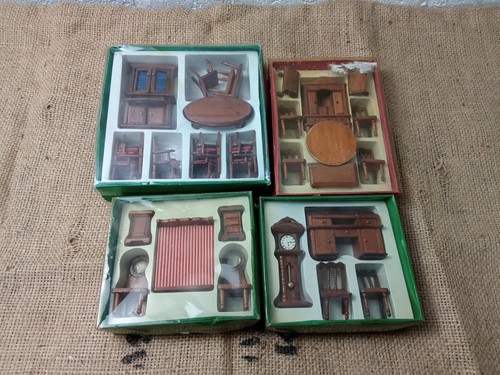Vintage dolls house furniture - vintage,