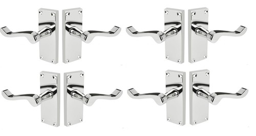 Polished chrome door handles - polished,