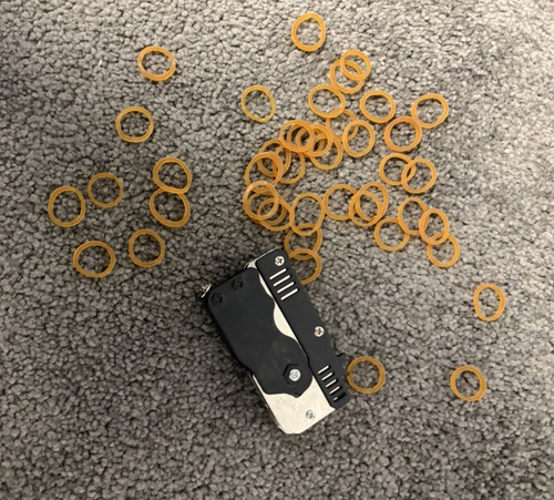 Toy string gun - for, pranks
