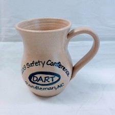 2013 Dart Safety Conference Turn & Burn Pottery Seagrove NC Jug Vase 5"