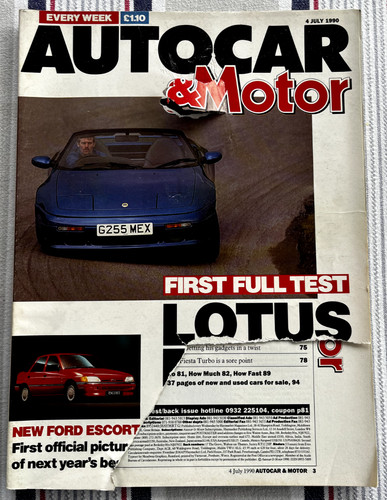 Autocar july 1990 lotus elan - autocar,