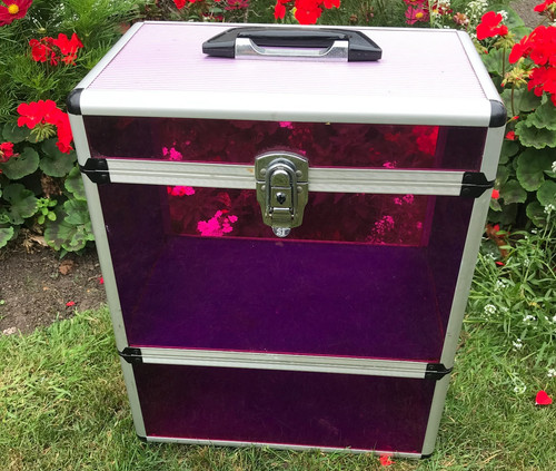 Transparent purple aluminium - transparent,