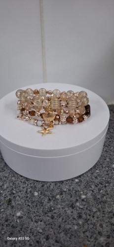 Handmade stacking bracelets - handmade,