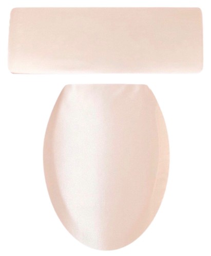 Blush champagne satin bathroom - blush,