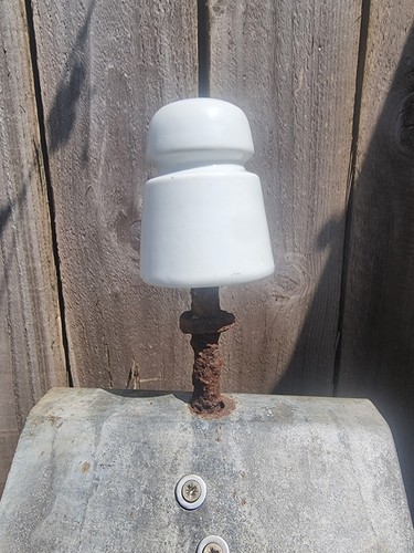 Railway telegraph insulator - railway,