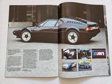 BMW M1 E21 E23 E12 E24 SALES