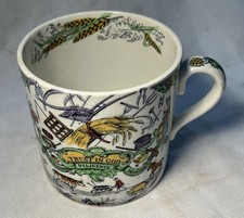 Antique Farmers' Arms mug Bishop & Stonier early 1900s. Farming husbandry