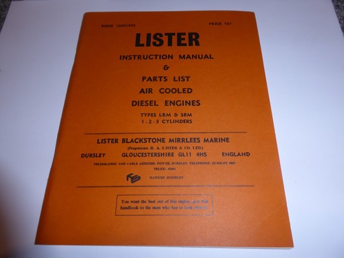 Lister air cooled diesel - lister,