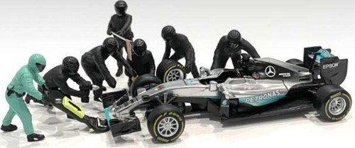American diorama scale f1 - diorama, 1:43