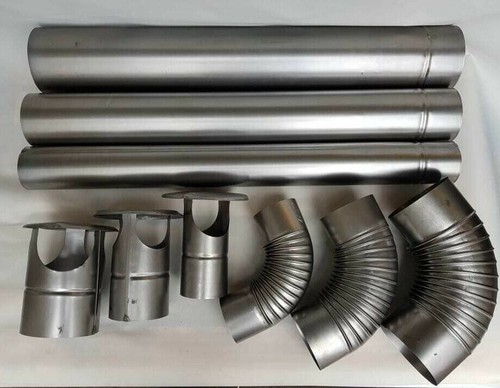 Steel flue pipe - 4",