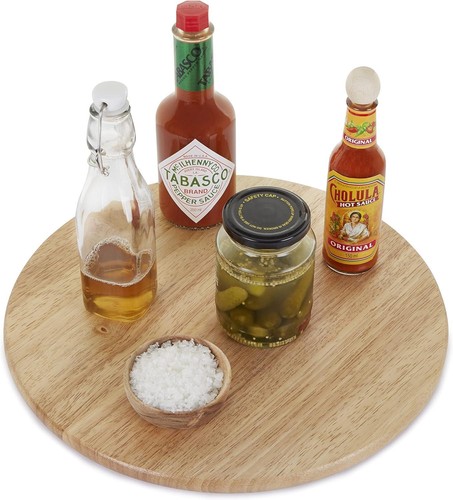 Rubberwood lazy susan 35cm - lazy,