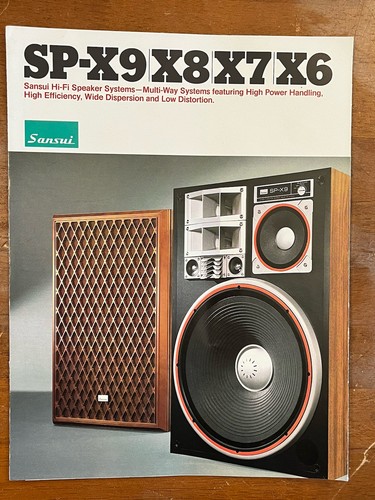 Vintage sansui speakers x9 - vintage, sp-x9