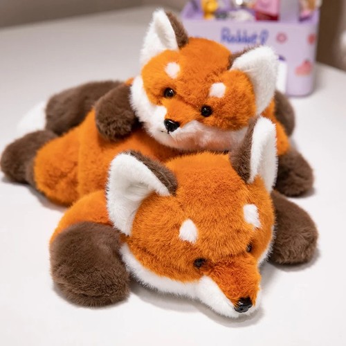Lying fox plush - toy, |