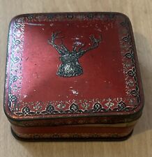Vintage McVitie & Price Digestive Biscuits Sample Tin, Red With Stag’s Head