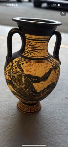 Greek style amphora vase - greek-style,