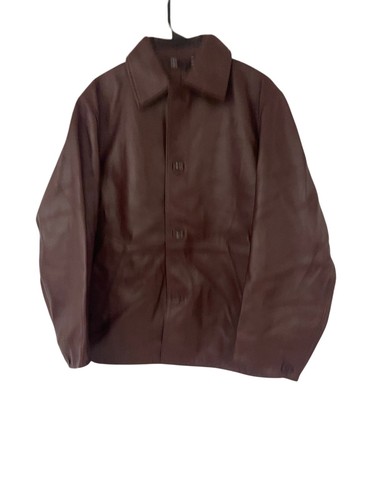 Zara mens leather jacket small - leather,