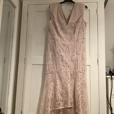 Coast Lace Blush Pink High Low