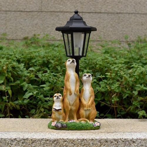 Garden meerkat statue with - statue,