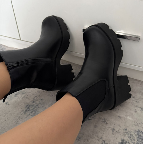 Womens black chunky - womens,