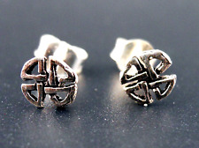 Celtic Knot Earrings Sterling Silver NEW Vintage 90's Stud/Post Small Protection