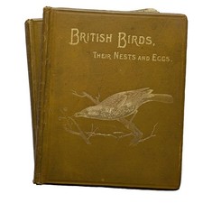 British Birds, Nests & Eggs, Two Volumes, Illustated, 1880