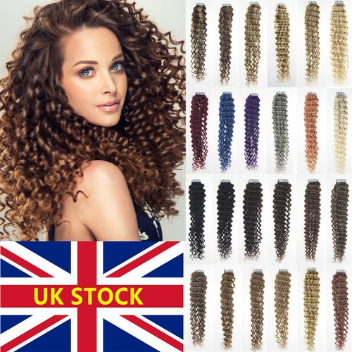 20pcs tape curly hair - 18”,