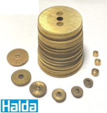 Complete set of Halda calibration gears - 33 X and 9 Z gears