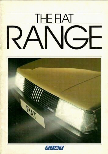 Fiat range 1985 market - fiat,