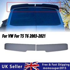 FOR VW TRANSPORTER T5 T6 TWIN BARN DOOR REAR ROOF BOOT SPOILER Gray 2003-21 2020