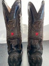 Vintage Leather Cowboy Boots