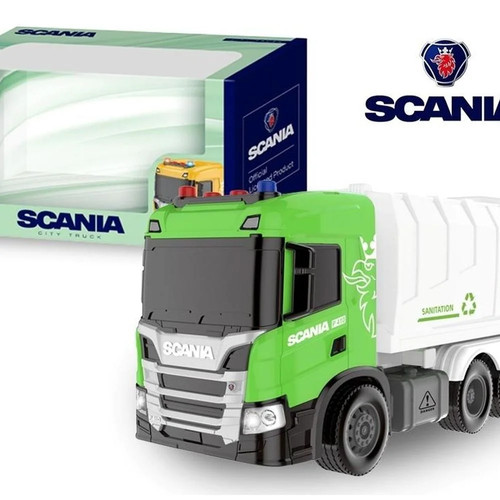 Scania city garbage truck - scania,