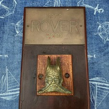 VINTAGE ROVER  CAR VIKING HEAD