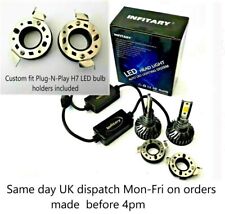 For Renault Master vans  H7 Infitary LED Headlight Bulbs & Custom Bulb holders 
