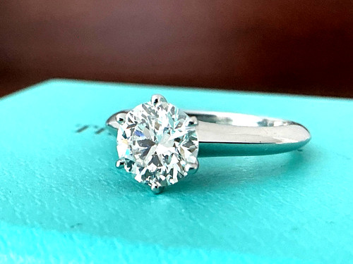 Tiffany platinum diamond - &,