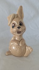 Large Vintage Cute Sylvac Terrier Rabbit Figure 