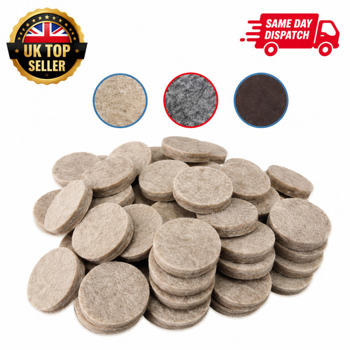 Felt pads 25mm round furniture