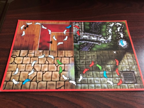 Vintage ghost castle board - ghost,