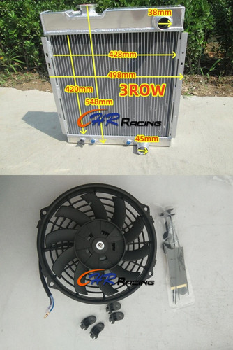 Aluminum radiator fan for - aluminum, radiator+14"fan