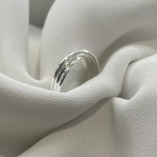 925 Sterling Silver Russian Rolling ring Wedding Engagement Promise ring 