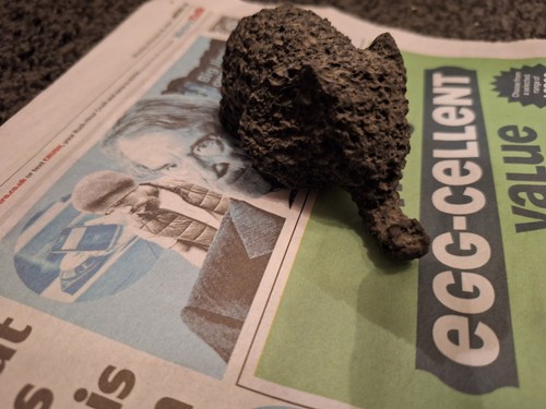 Small elephant black lava - small,