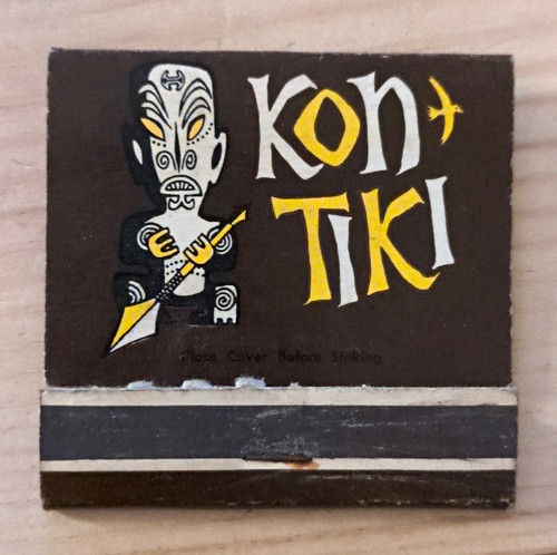Vintage tiki matchbook - vintage,