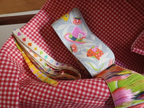Pack tula pink - pink, ribbons