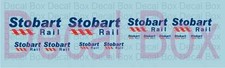  STOBART RAIL  DECALS ,CORGI CODE 3 WATERSLIDE TRANSFERS  1/50  1/76