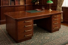 Abbess Art Deco Twin Pedestal