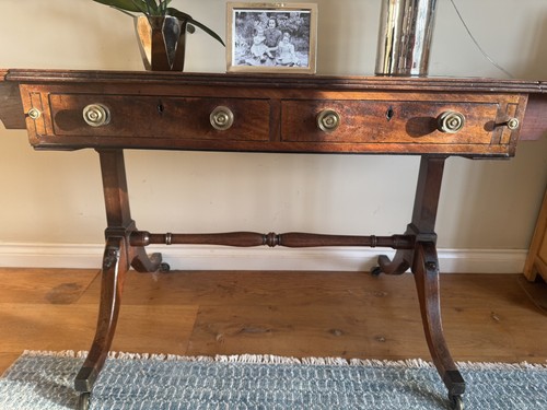 Antique console with