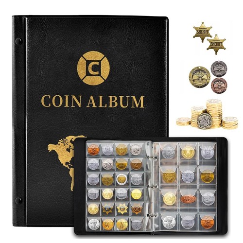Black coin album for 420 - 420, coins