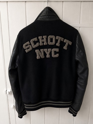 Schott nyc wool leather - wool,